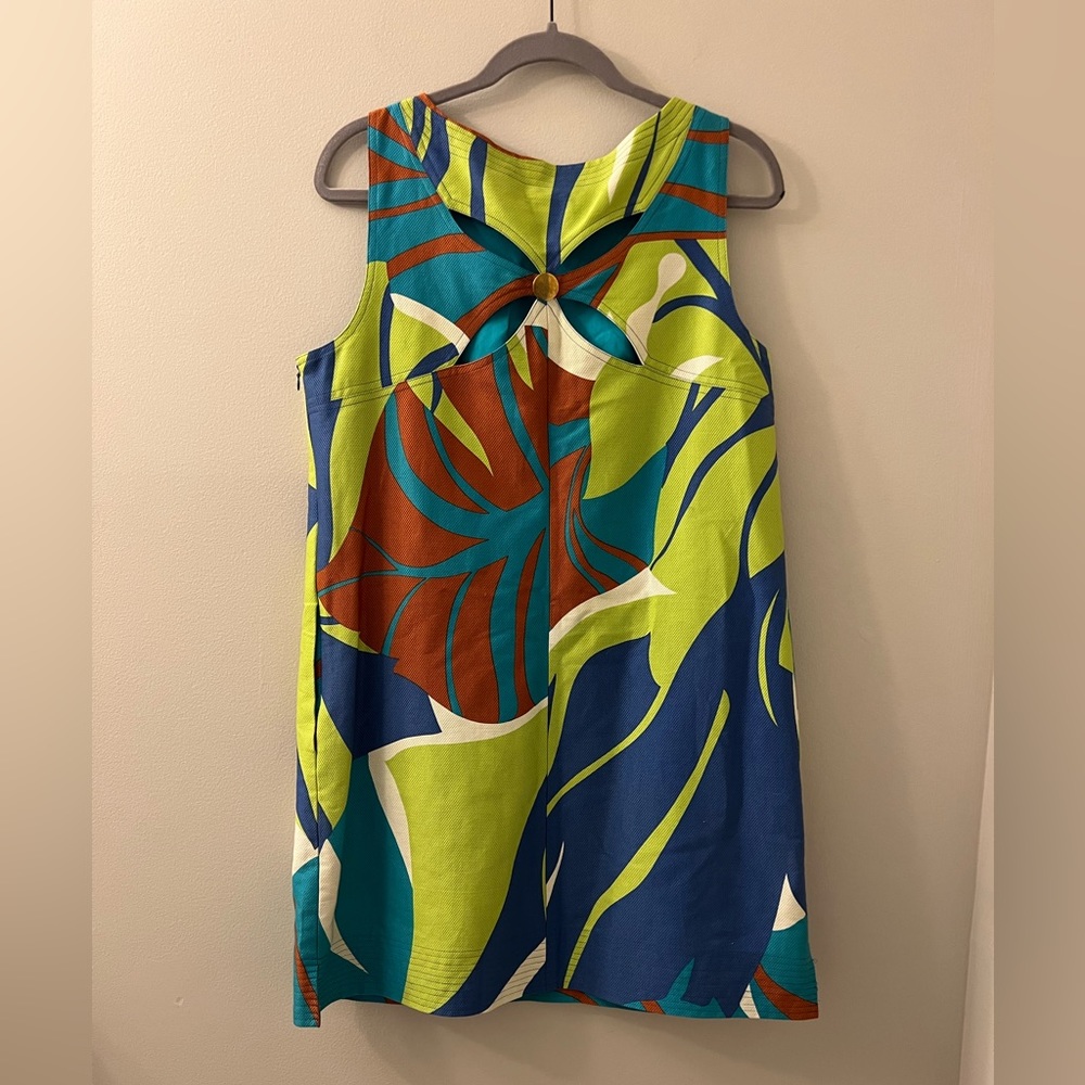 Harold’s Mod 60s Style Block Color Floral Cut Out… - image 7